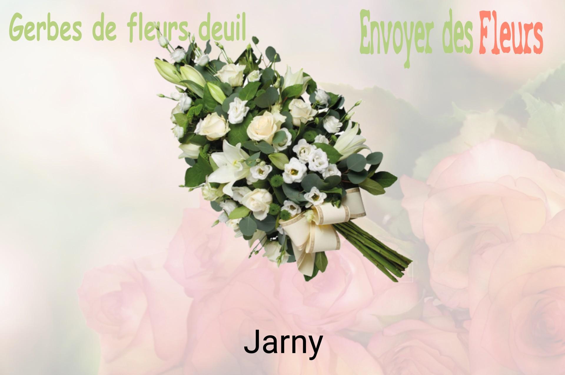 Gerbe de fleurs de deuil livrée à Jarny